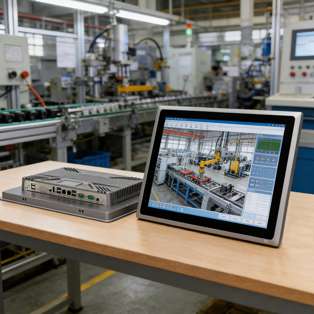 15 Inch Sunlight Readable Industrial Panel PC Windows 11 IP65 Waterproof Touch Screen