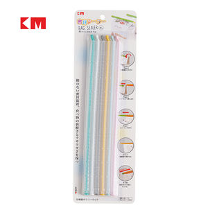 Bâtonnets de fermeture en plastique écologiques KM Long - Colorés, hermétiques et résistants à l'humidité pour les sachets de collations - Product Image 1
