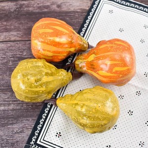 Calabazas Artificiales Realistas, Calabazas Mixtas, Calabaza Falsa Realista para Decoración de Mesa en Acción de Gracias, Cosecha de Otoño y Halloween - Product Image 5