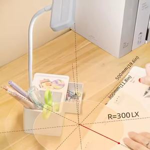 Lámpara de Escritorio con Cajón de Almacenamiento, Luz Nocturna LED Recargable con Protección Ocular, Lámpara de Lectura para Estudiantes - Product Image 5