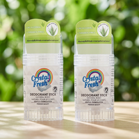 Дезодорант-стик CRYSTAL FRESH OEM Bio R&D с ароматом алоэ вера, 120 г. Унисекс, антиперспирант TUN-PA120, Таиланд, лучшая цена.