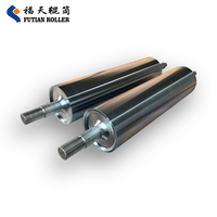 Tambour métallique cylindrique en acier Q235 à finition miroir pour rubans et étiquettes, avec équilibrage dynamique G2.5 pour machine de revêtement