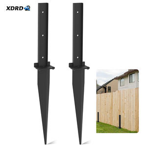 Kit de réparation de poteau de clôture de 28 pouces, <span class=keywords><strong>plaque</strong></span> de couverture de poteau de clôture de 28 pouces, ancrage de poteau de clôture pour réparer le support en <span class=keywords><strong>bois</strong></span> cassé - Product Image 1