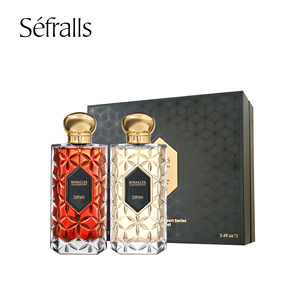 Set de Perfume Doble Séfralls Desert <span class=keywords><strong>Miracle</strong></span> 100ml*2 <span class=keywords><strong>Notas</strong></span> de Fragancia Únicas con Aroma Duradero Set de Regalo de Lujo - Product Image 1