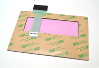 Keypad Keyboard Matrix Ffc Pcb Tahan Air Lapisan Grafis Poliester PET Strip Kontak Permukaan Terpasang Peralatan Telekomunikasi Membran