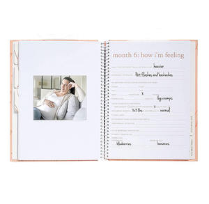 Journal de <span class=keywords><strong>grossesse</strong></span>, <span class=keywords><strong>livre</strong></span> de souvenirs de bébé personnalisé pour nouvelle maman - Product Image 5