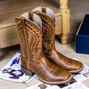 הסיטונאי עבודה קאובוי מותאם אישית קאובוי לגברים מגפיים בוקרים Dropshipping שנה טובה יורט עקב מגפי הבוהן גברים cowboy של גברים cowboy - Product Image 2