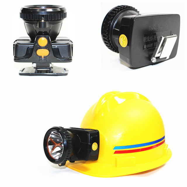 Ultra-Bright LED IP67 Waterproof Explosion Proof Portable Cordless Miner Helmet Light 21700 Lithium Ion Headlamp