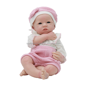 Poupée bébé réaliste en silicone souple de 40 cm, corps entier, <span class=keywords><strong>reborn</strong></span>, <span class=keywords><strong>miniature</strong></span>, modèle de mode, jouet - Product Image 5