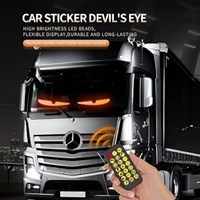 Écran LED Matrice Flexible Programmable Géant Chaud pour Fenêtres de Voiture et Camions – Lumières Ojos Demonios Souples