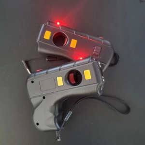Red <b>LED</b> <b>Flashlight</b> Gun Shape Plastic Body Promotional Novelty Gift with 3-Year Warranty Portable Rechargeable Keychain Light - Product Image 4
