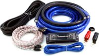 Kit Instalasi Kabel Amplifier Mobil Lengkap T.J 0 Gauge dengan Konduktor Tembaga, Isolasi PVC, dan Pelindung Jalinan, Garansi 2 Tahun