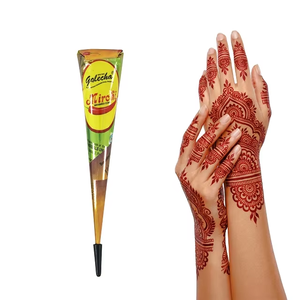 Cono de Mehandi de Gran Tamaño, Pasta de Henna Suave Lista para Usar, para Diseños de Manos y Uso Festivo Nupcial - Product Image 1
