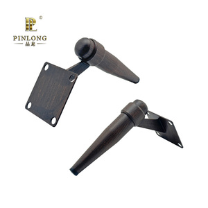 Pinlong Furniture Legs, Metal Hardware, <strong>Bed</strong> and Table Accessories, New Models Launched, L-shaped <strong>Black</strong> <strong>Sofa</strong> Legs - Product Image 2