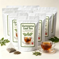 Thé aux feuilles de Gymnema 100g (2g*50 sachets) Sachet de thé aux herbes naturelles Étiquette privée personnalisée Vente en gros