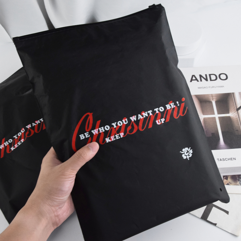 Custom Clothes Packaging Plastic Zip Lock