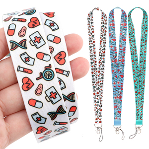 Correa Personalizada para Llavero de Enfermera, Porta Identificación para Médicos, Funda para Tarjeta de Identificación, Porta Teléfono Móvil, Porta Credencial, Anillo para Llaves, Correas para el Cuello, Accesorios Médicos - Product Image 1