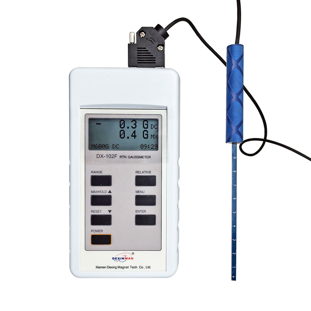 DX-102F Portable Gauss Tesla Meter AC and DC Magnetic Gauge Customized OEM Supported