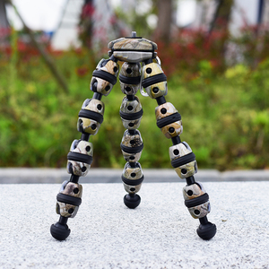 Mini trépied flexible <span class=keywords><strong>en</strong></span> métal avec support universel pour appareil photo numérique, capacité de charge de 2 kg, niveau à bulle et verrouillage à bascule - Product Image 4