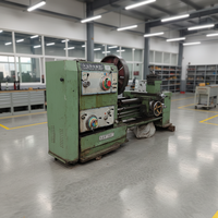 Tour à métaux horizontal CNC automatique d'occasion CEM C6132, 10000 mm, 220 V, robuste, avec broche NT40 et 4 stations d'outils