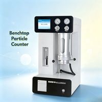 Compteur de particules d'huile de paillasse, compteur de particules liquides ISO 4406 NAS 1638, équipement de test de contamination des fluides en laboratoire