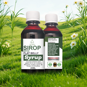 <span class=keywords><strong>Sirop</strong></span> Ventre Plat 200ml – Formule Naturelle à Base de Plantes pour le Soin Quotidien et la Combustion des Graisses - Product Image 5