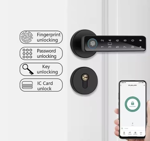 Điện tử Vân tay Khóa từ xa Mở khóa thẻ kỹ thuật số Key cerradura intelligente khóa cửa thông minh - Product Image 2
