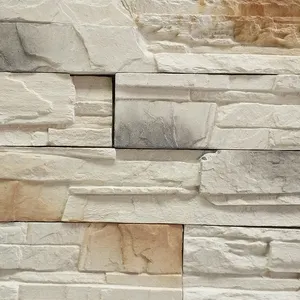 Außen fassade Steinmauer dekorative 3D Natur Schiefer künstliche Felswand Steinmauer Verkleidung