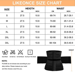 مشد خصر لتشكيل الجسم ولف البطن بشعار مخصص و5 دعامات فولاذية، حزام تدريب الخصر 3 قطع للنساء - Product Image 6