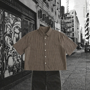 Camisas de Verano para Hombre, Casuales, Holgadas, Retro, a Cuadros, Antiarrugas, de Manga Corta, con un Solo Botón, Transpirables, Versátiles, Estilo Urbano - Product Image 3