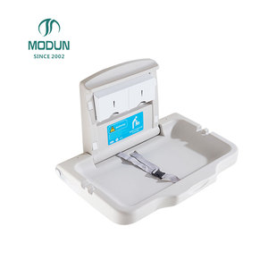 Wall Mount HDPE White Baby <strong>Changing</strong> Station Portable <strong>Foldable</strong> <strong>Changing</strong> <strong>Table</strong> with 50kg Capacity for Under 12 Months - Product Image 3