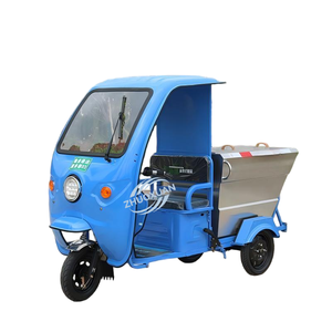 Camion de transfert de déchets électrique à trois roues, 400L, acier inoxydable, 48V, charge utile de 100-200 kg, autonomie de 50-70 km, 501800W, CE - Product Image 4
