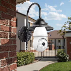 ICSEE 1080p <span class=keywords><strong>telecamera</strong></span> di sicurezza esterna impermeabile IP66 E27 presa <span class=keywords><strong>lampadina</strong></span> con PTZ 2MP rete Wifi sensore Mic CMOS incorporato - Product Image 1