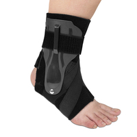 Attelle de cheville réglable à double pression, en néoprène élastique, soutien orthopédique de la cheville