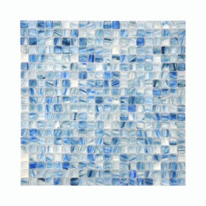 <span class=keywords><strong>Mosaïque</strong></span> <span class=keywords><strong>de</strong></span> carreaux <span class=keywords><strong>de</strong></span> piscine 3D en forme <span class=keywords><strong>de</strong></span> cube bleu, mini diamant, Honeyberry, liquidation, 30 x 30 mm, brillant - Product Image 3