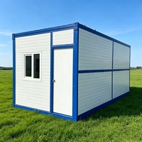 Maison conteneur pliable à installation rapide, mini-maison préfabriquée, maison mobile