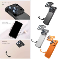 Coque sans cadre avec protection d'objectif pour iPhone 17 Air 16 Pro Max 15 Plus 14 13 12 11 – Accessoires de protection antichoc pour téléphone