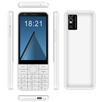 FA358 Smartphone 4G Android 14 Double SIM Clavier Physique T9 4 Go 64 Go Écran Tactile avec WhatsApp et Google Maps