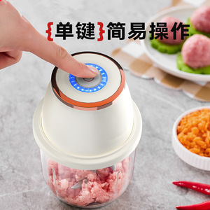 Otro Molinillo Eléctrico de Alimentos con 6 Cuchillas, Picadora Automática de Carne y Ajo, Carcasa de Plástico, Modelo Primavera 2026 - Product Image 4