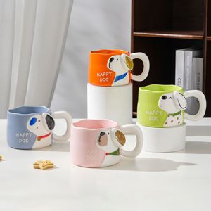 Caneca de Cerâmica com Design de Cachorrinho Fofo 301-400ml, Grande Capacidade, Caneca de Café para Casais com Design Adorável para Aniversários e Festas - Product Image 6