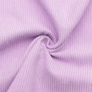 卸売無地ソフト8ウェールポリエステルコーデュロイ素材ベルベットストライプコーデュロイ生地（衣類、パンツ、アウターウェア用） - Product Image 5