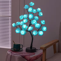 Grenzüberschreitend Beliebte DIY LED-Rosenbaum-Lampe USB-betrieben Wohnzimmer-Nachtlicht Feiertagsgeschenk Innendekoration