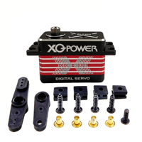 Servo Digital CNC sin Escobillas Programable XQ POWER BLS348 de 48KG y 69g, 0.09Seg, Perfil Bajo, Engranaje de Acero, Alta Precisión, Motor Servo RC