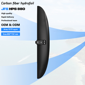 JFS HPS 880 Front Wing Carbon Fiber (Black 3kg) for <b>Surfing</b> & Efoil Hydrofoil Board HPS 880 HPS880 Front Wing Carbon Fiber Wing - Product Image 1