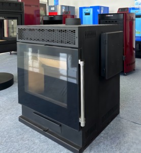 Cheminée entièrement automatique à combustion propre Future Tech 30KW, chaleur radiante pour villa - Product Image 1