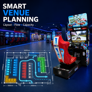 Machine de Jeu de Course de <span class=keywords><strong>Voiture</strong></span> d'Arcade à Monnayeur Tendance Prix Abordable, Simulateur de Conduite à Vendre - Product Image 3