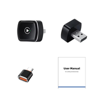 Adaptateur Ultra Mini Portable 2-en-1 CarPlay & Android Auto avec connexion USB - OEM AB060E (Garantie 1 an)
