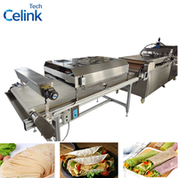 Machine automatique de fabrication de tortillas, machine de production de tortillas mexicaines en farine de maïs, en acier inoxydable pour usine alimentaire