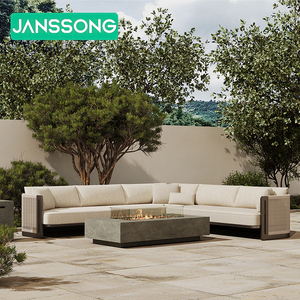 حديقة فاخرة ، مجموعة حدائق ومنتجعات ، أريكة عصرية ، أريكة خارجية ، فيلا من الألومنيوم - Product Image 2