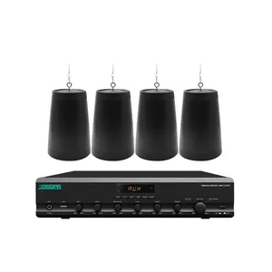 Commercial Pendant Speakers Amplifier Set For Restaurant